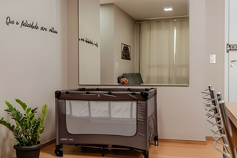 Apto Lindo Completo - Ar Condicionado  e Garagem